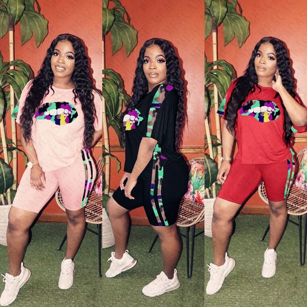 plus size women tracksuit designer letters camouflage lips print short sleeves t shirt shorts patchwork two pieces outfits sports suit d7713, White
plus size women tracksuit designer letters camouflage lips print short sleeves t shirt shorts patchwork two pieces outfits sports suit d7713, White