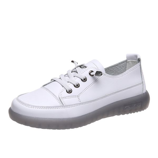 little white shoes female 2020 new xiao zou ju korean soft leather soft sole casual women's shoes non-slip jelly sole flat, Black
little white shoes female 2020 new xiao zou ju korean soft leather soft sole casual women's shoes non-slip jelly sole flat, Black