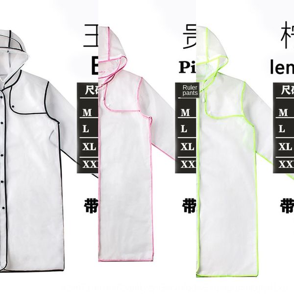 2402# travel single one-piece fashion raincoat poncho outdoor cloak cloak eva raincoat long transparent, Black
2402# travel single one-piece fashion raincoat poncho outdoor cloak cloak eva raincoat long transparent, Black