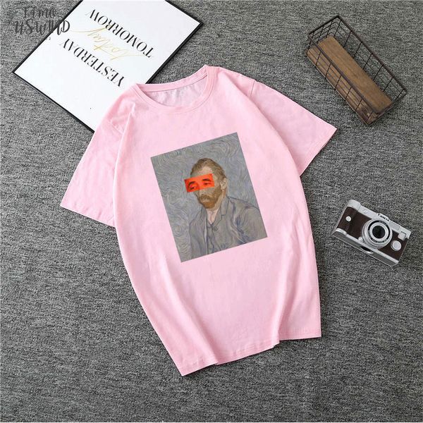 summer 2020 harajuku vintage tshirt women van gogh van goghing van gone meme funny aesthetics t shirt vogue cute print pink women, White
summer 2020 harajuku vintage tshirt women van gogh van goghing van gone meme funny aesthetics t shirt vogue cute print pink women, White