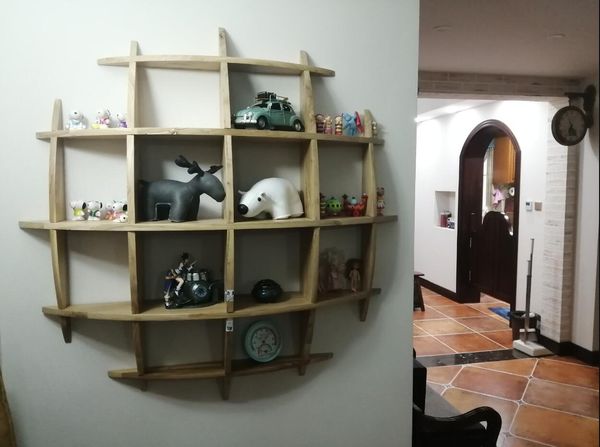 living room wall shelf home decor bedroom office retro multi story rack solid wood bookshelf
living room wall shelf home decor bedroom office retro multi story rack solid wood bookshelf