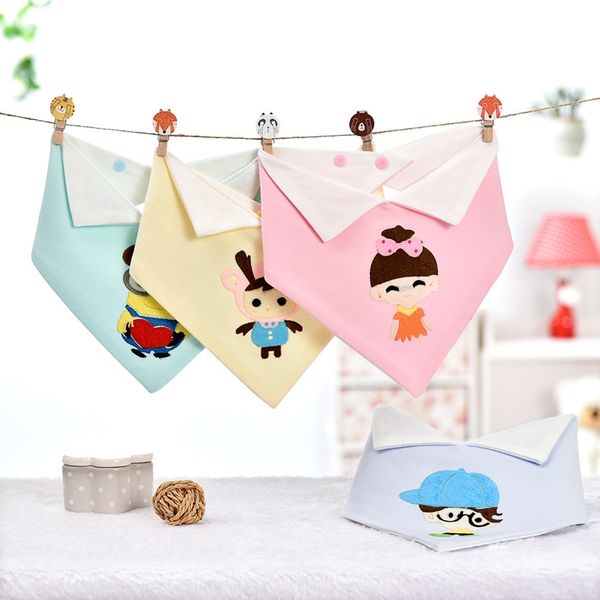 double-layer waterproof button embroidered collar shape towel button triangle towel cotton adjustable baby triangle bib bib
double-layer waterproof button embroidered collar shape towel button triangle towel cotton adjustable baby triangle bib bib