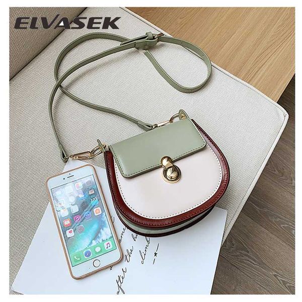 elvasek pu leather contrast color crossbody bags for women 2020 new fashion shoulder bag female handbags and casual saddle bag
elvasek pu leather contrast color crossbody bags for women 2020 new fashion shoulder bag female handbags and casual saddle bag
