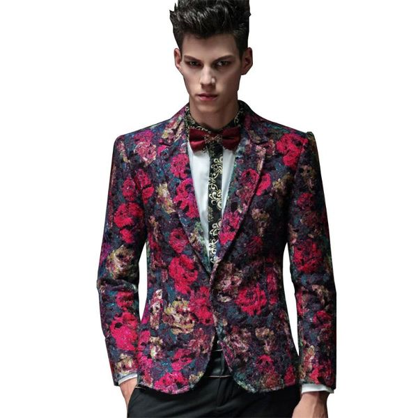 men's suits & blazers luxury floral men suit event performance singer jacket royal court vintage rococo party blazer gorgeous dinner da, White;black
men's suits & blazers luxury floral men suit event performance singer jacket royal court vintage rococo party blazer gorgeous dinner da, White;black