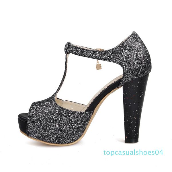 sarairis brand new large size 31-43 date wedding women's shoes woman fashion high heels platform t-strap party summer sandals t04, Black
sarairis brand new large size 31-43 date wedding women's shoes woman fashion high heels platform t-strap party summer sandals t04, Black