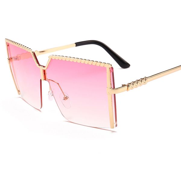 fashion oversize square sunglasses women metal half frame gradient sun glasses brand design female shades glasses, White;black
fashion oversize square sunglasses women metal half frame gradient sun glasses brand design female shades glasses, White;black