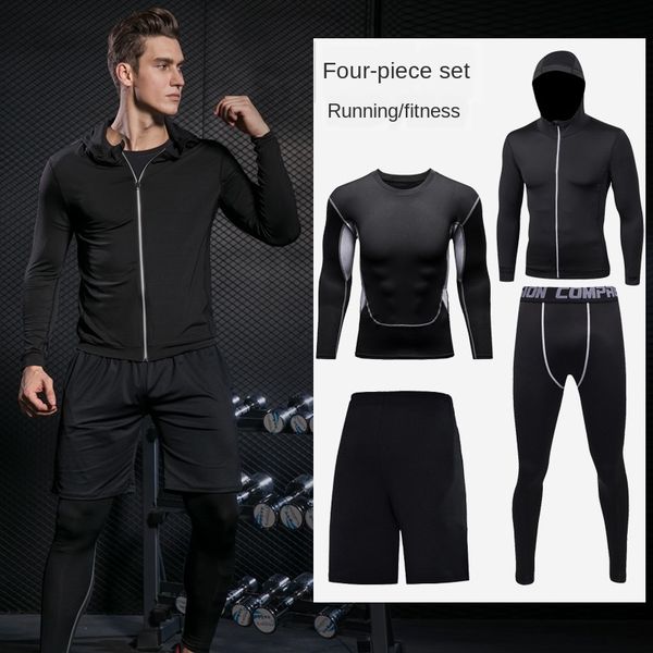 felxj sports suit men's tight pants long-sleeved three or four-piece leggings set of 4 four-piece set of 4 fitness suit quick-drying ru, White;black
felxj sports suit men's tight pants long-sleeved three or four-piece leggings set of 4 four-piece set of 4 fitness suit quick-drying ru, White;black