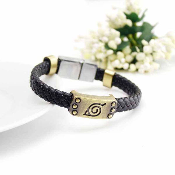 1 pcs anime naruto knit bracelet cosplay costumes accessories props black punk fashion bracelets konoha logo wristband, Golden;silver
1 pcs anime naruto knit bracelet cosplay costumes accessories props black punk fashion bracelets konoha logo wristband, Golden;silver