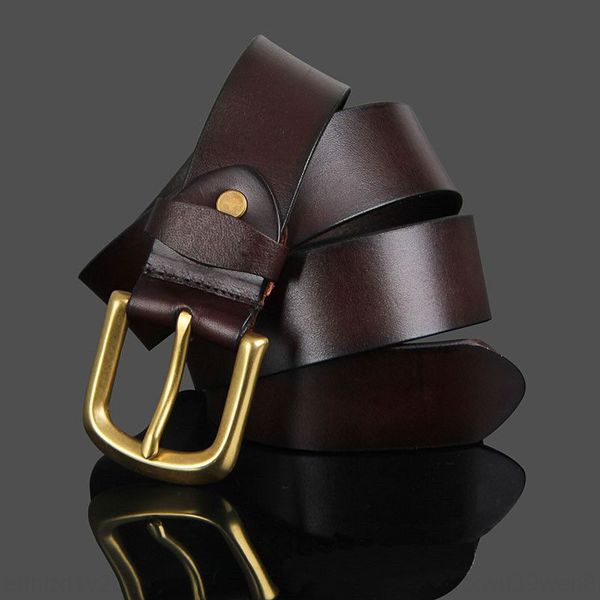 men's leather grain cowhide copper pin buckle man's belt men's genuine leather belt, Black;brown
men's leather grain cowhide copper pin buckle man's belt men's genuine leather belt, Black;brown