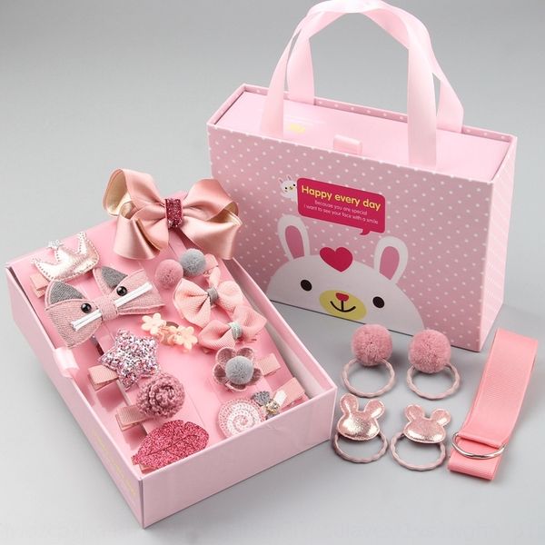 new headwear band girl hairpin baby hair accessories korean princess headwear 18-piece set children's hairpin hair band gift box set, Slivery;white
new headwear band girl hairpin baby hair accessories korean princess headwear 18-piece set children's hairpin hair band gift box set, Slivery;white