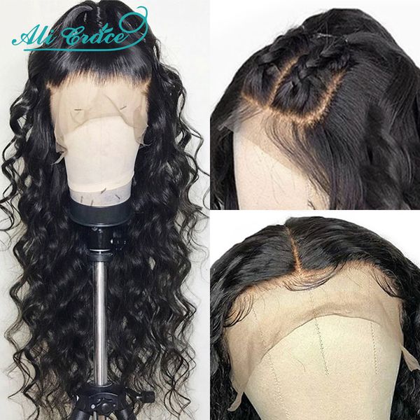 ali grace hair wig brazilian loose wave lace front wig 250% density 360 lace frontal loose wave wig pre-plucked with baby hair, Black
ali grace hair wig brazilian loose wave lace front wig 250% density 360 lace frontal loose wave wig pre-plucked with baby hair, Black