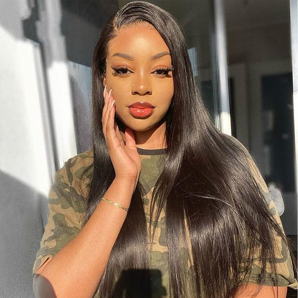 malaysian straight wigs for women 150% density 4x4 lace closure wig straight 6x6 lace closure human hair wigs, Black
malaysian straight wigs for women 150% density 4x4 lace closure wig straight 6x6 lace closure human hair wigs, Black