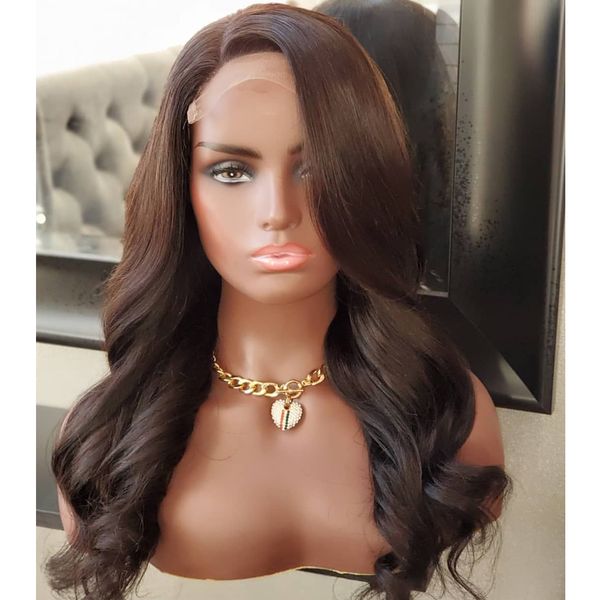 body wave 360 lace frontal wig lace front human hair wigs pre plucked with natural hairling lemod lace wig, Black;brown
body wave 360 lace frontal wig lace front human hair wigs pre plucked with natural hairling lemod lace wig, Black;brown