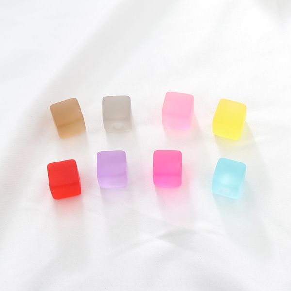 translucent jelly candy beads 17mm square acrylic hair diy accessories diy headdress hair ring accessories accessory materials, Silver 
translucent jelly candy beads 17mm square acrylic hair diy accessories diy headdress hair ring accessories accessory materials, Silver