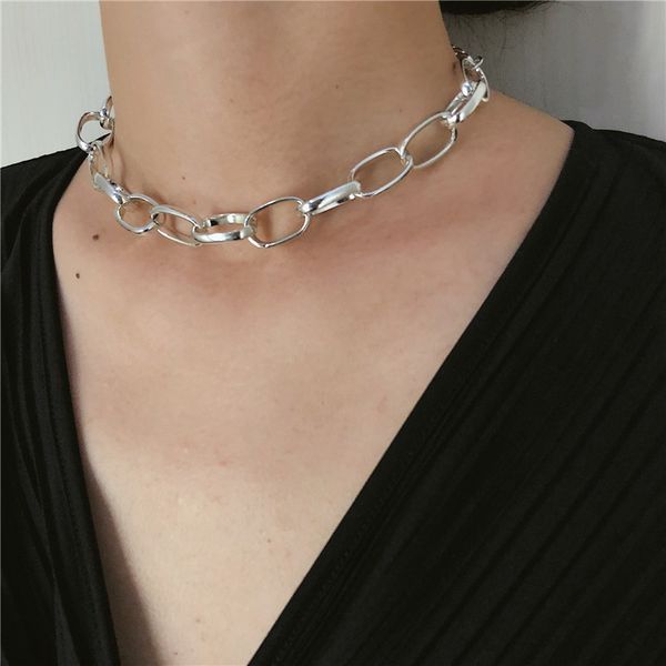 10pcs/lot metal single ellipse thick chains women europe dress cross necklaces geometric aluminum cool style chokers jewelry wholesale, Silver
10pcs/lot metal single ellipse thick chains women europe dress cross necklaces geometric aluminum cool style chokers jewelry wholesale, Silver