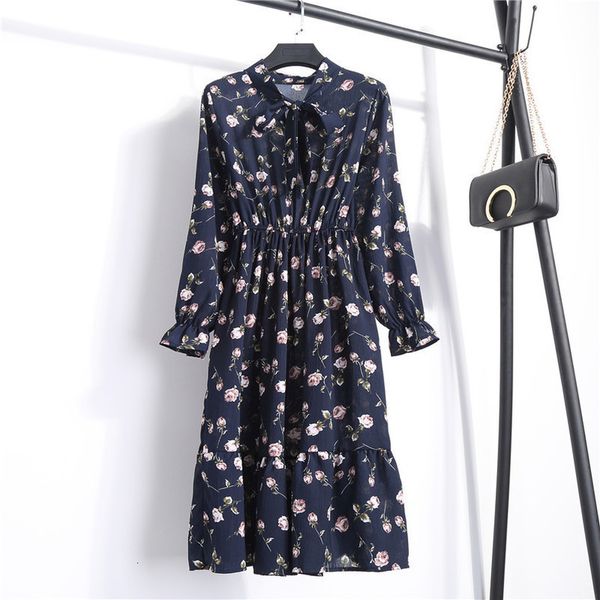luisesandyhan womens 2020 new floral plus size dresses chiffon dress full sleeve a line cute female casual ladys bow neck, Black;gray
luisesandyhan womens 2020 new floral plus size dresses chiffon dress full sleeve a line cute female casual ladys bow neck, Black;gray