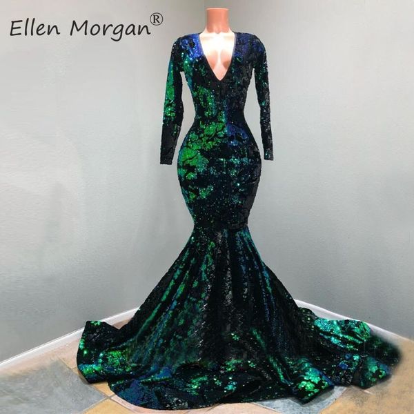 party dresses dark green african mermaid prom 2021 v-neck sparkling sequined long sleeves special occasion events part gowns, White;black
party dresses dark green african mermaid prom 2021 v-neck sparkling sequined long sleeves special occasion events part gowns, White;black