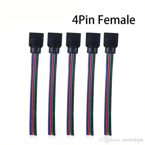 4-pin power line connector for 3528 5050 rgb led strip light 4 pin mini jack adapter female wired cable contactor
4-pin power line connector for 3528 5050 rgb led strip light 4 pin mini jack adapter female wired cable contactor