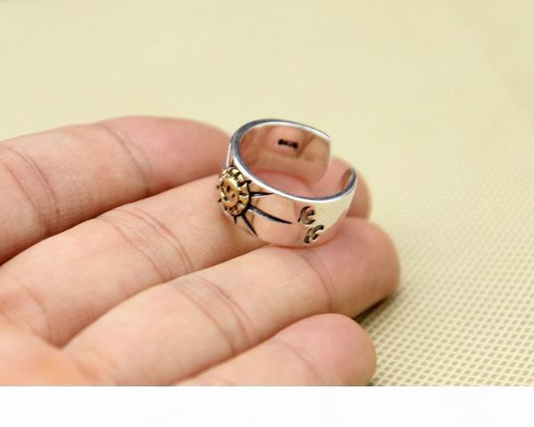 o brand new 925 sterling silver fashion jewelry -silver and gold two stone polished open band adjustable ring for men gift in
o brand new 925 sterling silver fashion jewelry -silver and gold two stone polished open band adjustable ring for men gift in
