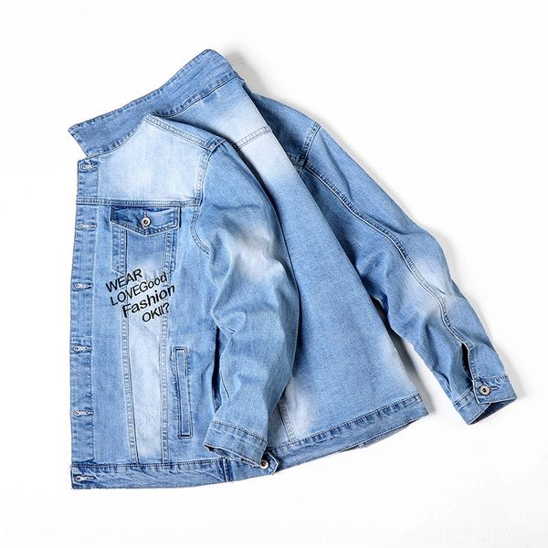 2020 new embroidered spring and autumn simple denim jacket men's light blue embroidered denim jacket men's, Black;brown
2020 new embroidered spring and autumn simple denim jacket men's light blue embroidered denim jacket men's, Black;brown