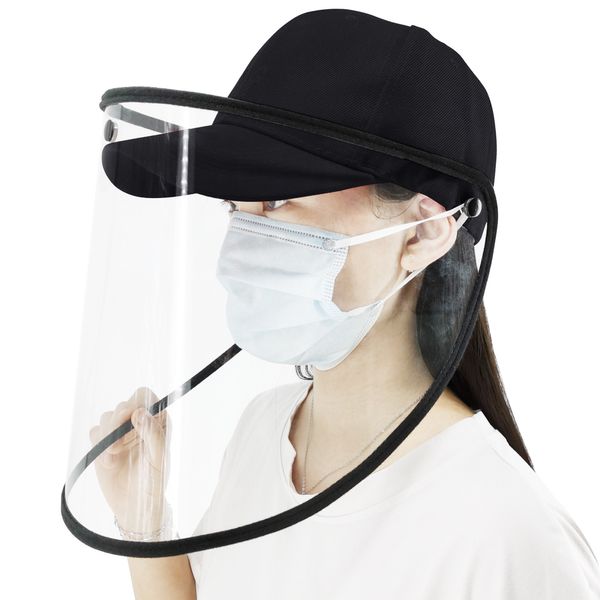 protective cap sun hat with transparent cover dustproof waterproof isolating bacteria detachable visors caps, Blue;gray
protective cap sun hat with transparent cover dustproof waterproof isolating bacteria detachable visors caps, Blue;gray