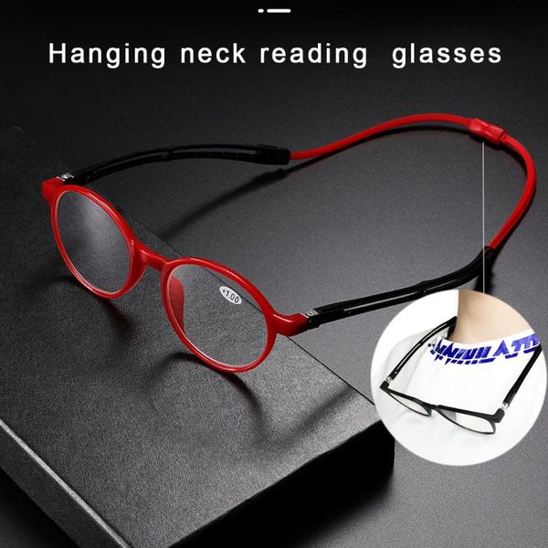 hanging neck reading glasses women magnet portable presbyopic magnifying glasses magnifier eyewear for men, White;black
hanging neck reading glasses women magnet portable presbyopic magnifying glasses magnifier eyewear for men, White;black