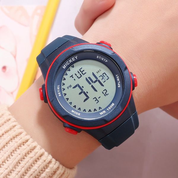 children's luminous watch boy waterproof electronic watchmiddle school male student luminous electronic watch 399, Blue
children's luminous watch boy waterproof electronic watchmiddle school male student luminous electronic watch 399, Blue