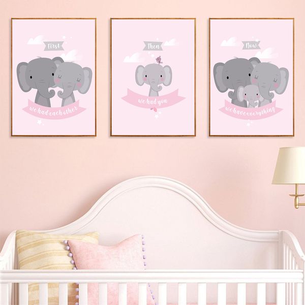 pink elephant family wall art paintings nursery canvas print posters nordic decorative picture child poster baby girl room decor
pink elephant family wall art paintings nursery canvas print posters nordic decorative picture child poster baby girl room decor