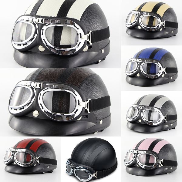 motorcycle electric vehicle motorcycle electric vehicle harley half helmet men's and women's leather helmet with goggles
motorcycle electric vehicle motorcycle electric vehicle harley half helmet men's and women's leather helmet with goggles