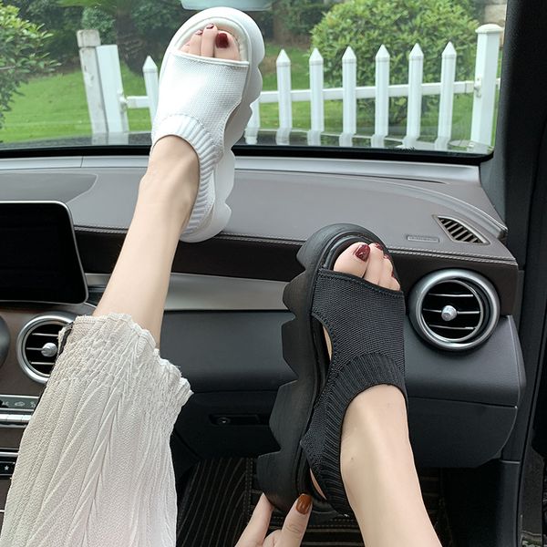 chunky platform sandals women shoes summer non-slip breathable knit wedge sandals outdoor casual beach shoes black white 2020
chunky platform sandals women shoes summer non-slip breathable knit wedge sandals outdoor casual beach shoes black white 2020