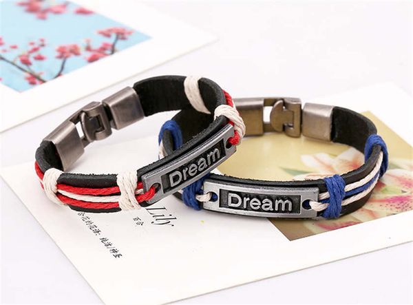 dhl epacket dream alloy leather braided bracelet couple bracelet men and women leather bracelet djfb429 id, identification jewelry bracelets, Black 
dhl epacket dream alloy leather braided bracelet couple bracelet men and women leather bracelet djfb429 id, identification jewelry bracelets, Black