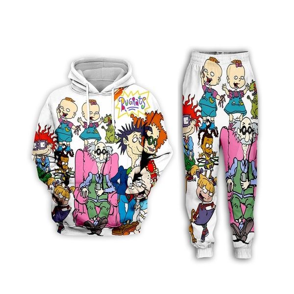 rugrats casual men/womens cartoon 90's fashion funny 3d print tracksuits art hoodies/sweatpants hip hop new rgins, Black
rugrats casual men/womens cartoon 90's fashion funny 3d print tracksuits art hoodies/sweatpants hip hop new rgins, Black