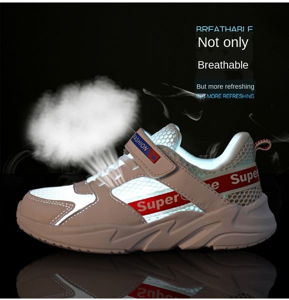 jinjiang summer 2020 new male and female white single net breathable sports student sneakers children's children's shoes shoes, Black
jinjiang summer 2020 new male and female white single net breathable sports student sneakers children's children's shoes shoes, Black
