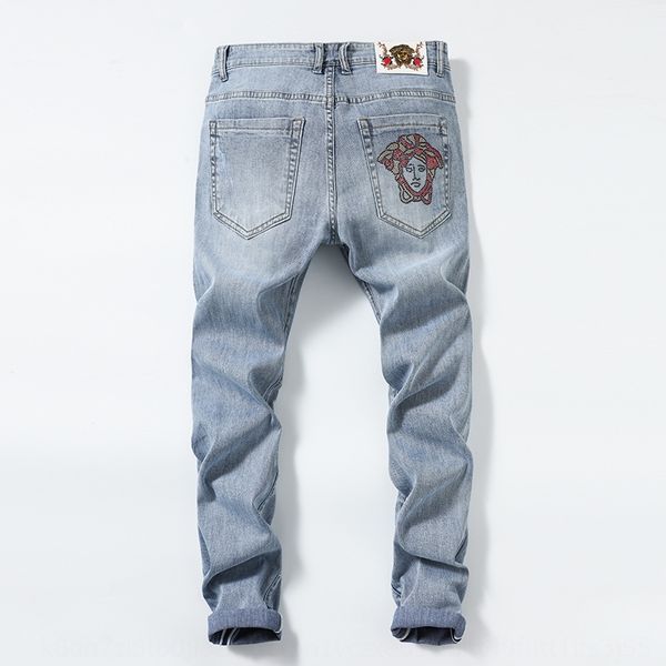 2020 summer new and jeans mei dusha diamond men's light blue jeans stretch slim-fit cotton washed pants
2020 summer new and jeans mei dusha diamond men's light blue jeans stretch slim-fit cotton washed pants