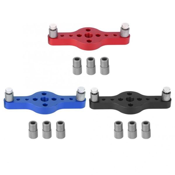 hole punch locator aluminum alloy puncher gauge diy woodworking tool with 3pcs drill bushing
hole punch locator aluminum alloy puncher gauge diy woodworking tool with 3pcs drill bushing