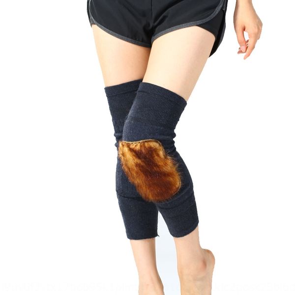 double-layer thickened warm cashmere knitted socks keep warm lengthened imitation dog fur knee pads health care protective equipment, Black;gray
double-layer thickened warm cashmere knitted socks keep warm lengthened imitation dog fur knee pads health care protective equipment, Black;gray