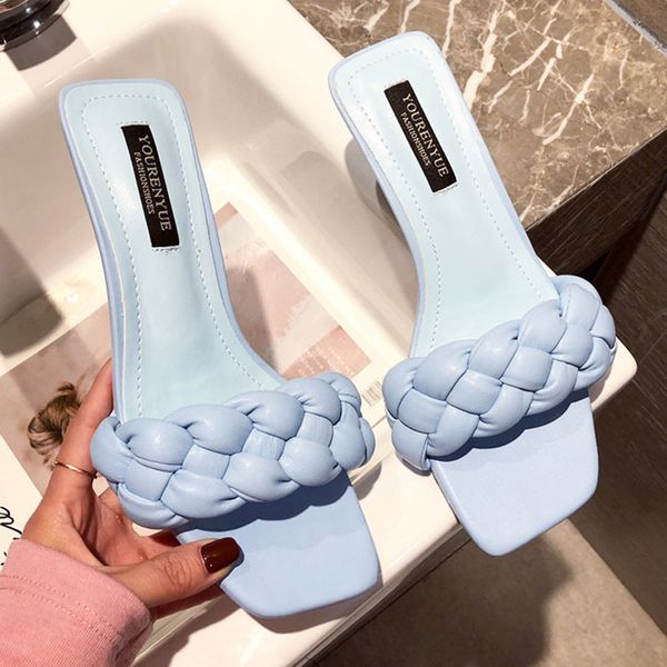 designer women slipper ladies thin high heel sandal weave open toe slip on summer outdoor slides flip flop shoe, Black
designer women slipper ladies thin high heel sandal weave open toe slip on summer outdoor slides flip flop shoe, Black