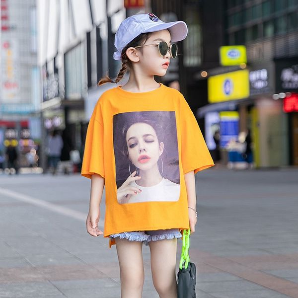 girls' short-sleeved 2020 new korean style western-style half-sleeved girls' loose t- shirt t-shirt fashion, Blue
girls' short-sleeved 2020 new korean style western-style half-sleeved girls' loose t- shirt t-shirt fashion, Blue