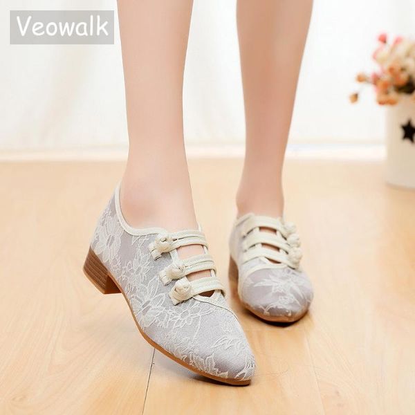 veowalk jacquard cotton embroidered women derby shoes triple-buckle retro ladies casual comfort canvas pointed toe flat shoes, Black
veowalk jacquard cotton embroidered women derby shoes triple-buckle retro ladies casual comfort canvas pointed toe flat shoes, Black