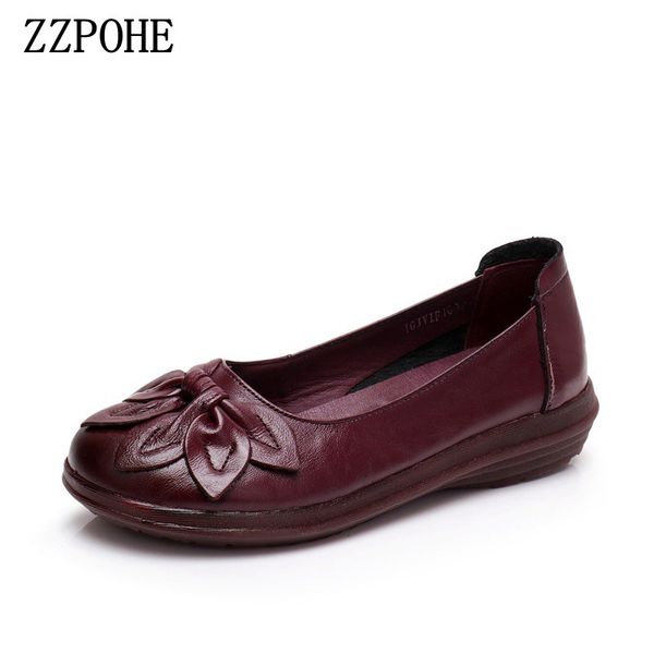 zzpohe women shoes spring autumn genuine leather flat shoes woman fashion soft bottom single shallow casual mother, Black
zzpohe women shoes spring autumn genuine leather flat shoes woman fashion soft bottom single shallow casual mother, Black