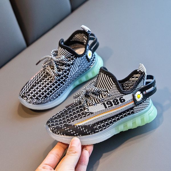 girls' 2020 sports new children's sports shoes mesh breathable male children's flying woven daddy shoes big children, Black
girls' 2020 sports new children's sports shoes mesh breathable male children's flying woven daddy shoes big children, Black