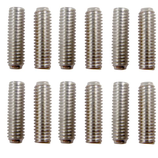 pack of 12 iron bridge tailpiece saddle height adjustment screws dia. 2.5mm for electric guitar parts silver
pack of 12 iron bridge tailpiece saddle height adjustment screws dia. 2.5mm for electric guitar parts silver