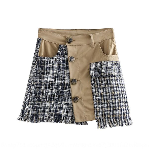 2019 spring and summer women's new plaid stitching 2019 spring and summer women's new mini plaid stitching miniskirt skirt skirt, Black
2019 spring and summer women's new plaid stitching 2019 spring and summer women's new mini plaid stitching miniskirt skirt skirt, Black