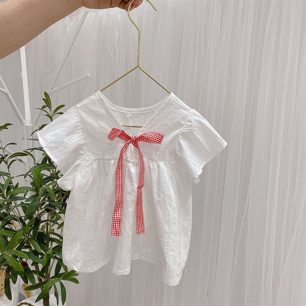 korean children's clothing 2020 summer korean style cotton flying sleeve shirtdoll shirtbow girl's shirt loose doll shirt, White;black
korean children's clothing 2020 summer korean style cotton flying sleeve shirtdoll shirtbow girl's shirt loose doll shirt, White;black