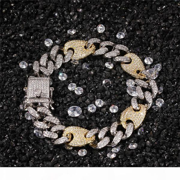 13мм 7inch 8inch blling cz кубинской цепь браслет link для мужчин браслета 18k желтого золота гальванического наручного для мужчин для парти, Black
13мм 7inch 8inch blling cz кубинской цепь браслет link для мужчин браслета 18k желтого золота гальванического наручного для мужчин для парти, Black