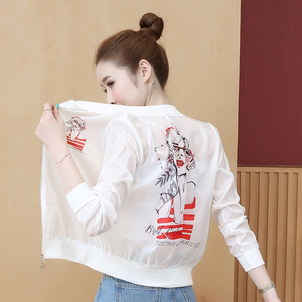 2020 new summer woman long sleeve chiffon sun protection jacket female printed thin outdoor casual coat girls fashion clothes, Black;brown
2020 new summer woman long sleeve chiffon sun protection jacket female printed thin outdoor casual coat girls fashion clothes, Black;brown