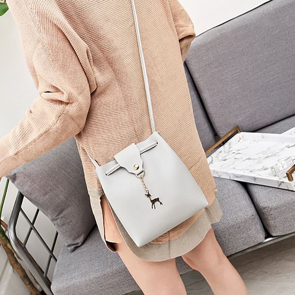 summer small low bucket messenger shoulder price women's bucket bag single shoulder diagonal bagstyle simple bag, White
summer small low bucket messenger shoulder price women's bucket bag single shoulder diagonal bagstyle simple bag, White