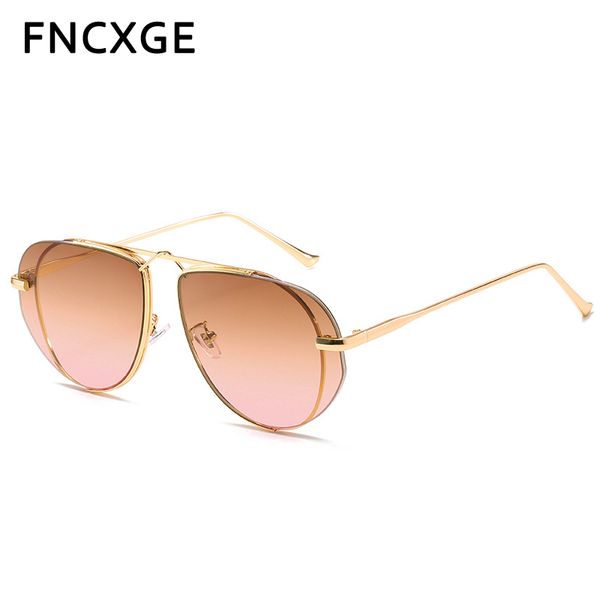 women sunglasses men fashion round punk vintage double bridge steampunk women's sun glasses gradient shades 2037, White;black
women sunglasses men fashion round punk vintage double bridge steampunk women's sun glasses gradient shades 2037, White;black