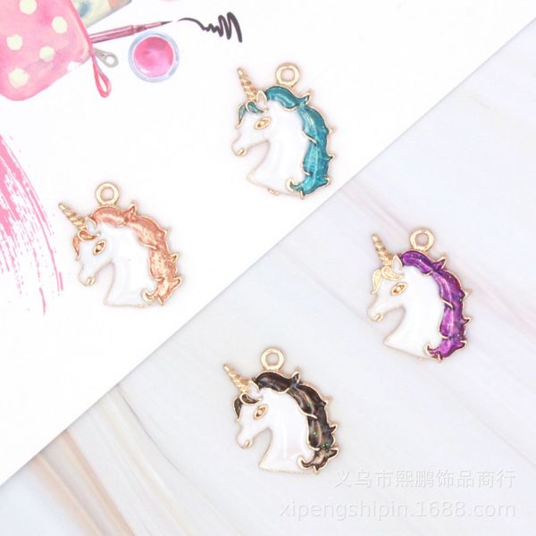 diy korean fashion exquisite unicorn series alloy dripping accessories bracelet earrings chain pendant diy chain pendant pendant, Silver
diy korean fashion exquisite unicorn series alloy dripping accessories bracelet earrings chain pendant diy chain pendant pendant, Silver