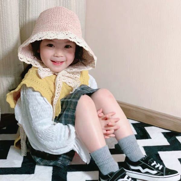мода лето пляж baby girl кружева ленты вс hat дышащая принцесса дети bucket соломы fishman cap, Yellow
мода лето пляж baby girl кружева ленты вс hat дышащая принцесса дети bucket соломы fishman cap, Yellow